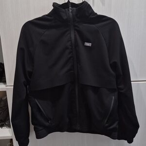 FIGS Black Technical Collection Scrub Jacket